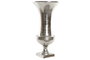 DKD Home Decor Jarrón de Aluminio Copa Plateado 49x24x24 cm