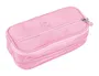 Antartik Fusion Flex Estuche Portatodo 3 Cremalleras Rosa Compañero Mochila 100x60x220 mm