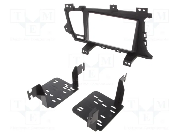 METRA Bastidor de montaje de radio 2 DIN para Kia Optima 2011-2013, negro mate