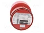 AUER SIGNAL ES1 Señalizador acústico rojo 24VDC 106dB