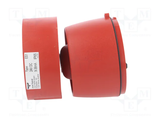 AUER SIGNAL ES1 Señalizador acústico rojo 24VDC 106dB