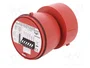 AUER SIGNAL ES1 Señalizador acústico rojo 24VDC 106dB