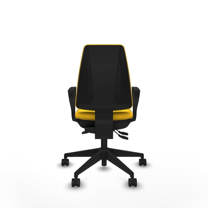PIQUERAS Y CRESPO Silla de oficina Elche Amarillo con Mecanismo Asincro PIQUERAS Y CRESPO Silla de oficina Elche Amarillo con Mecanismo Asincro