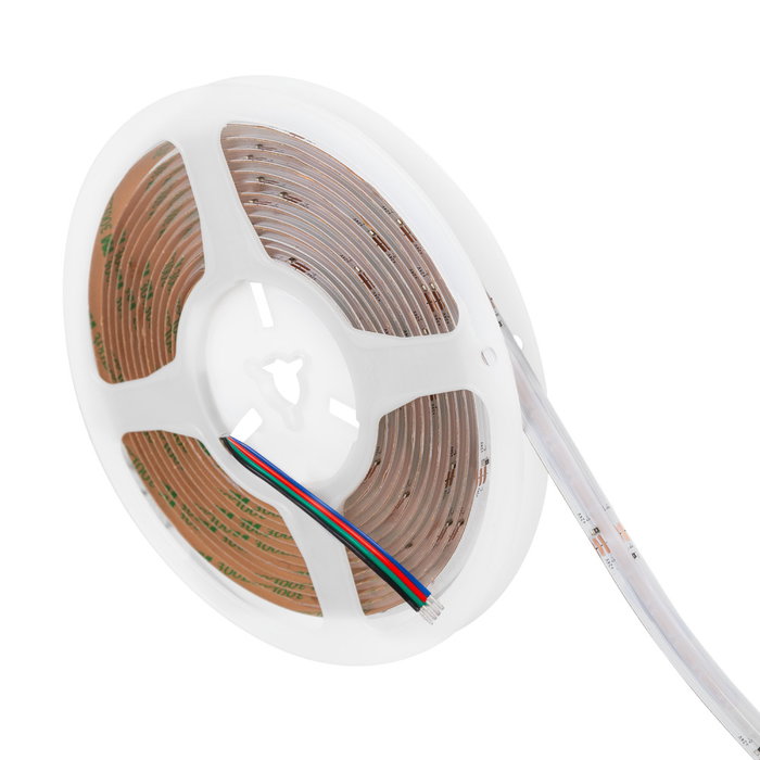 Tira LED RGB COB 24V DC 5m 16W/m 672Lm/m IP20 10mm