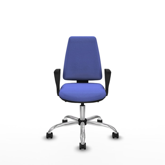 PIQUERAS Y CRESPO Silla de oficina Elche Azul claro con mecanismo Asincro