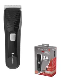 Remington HC7110 ProPower Cortapelo - Negro, Recargable, Con 2 Peines de 1-44mm, 17 Longitudes de Corte, LED de Carga, Acero Inoxidable