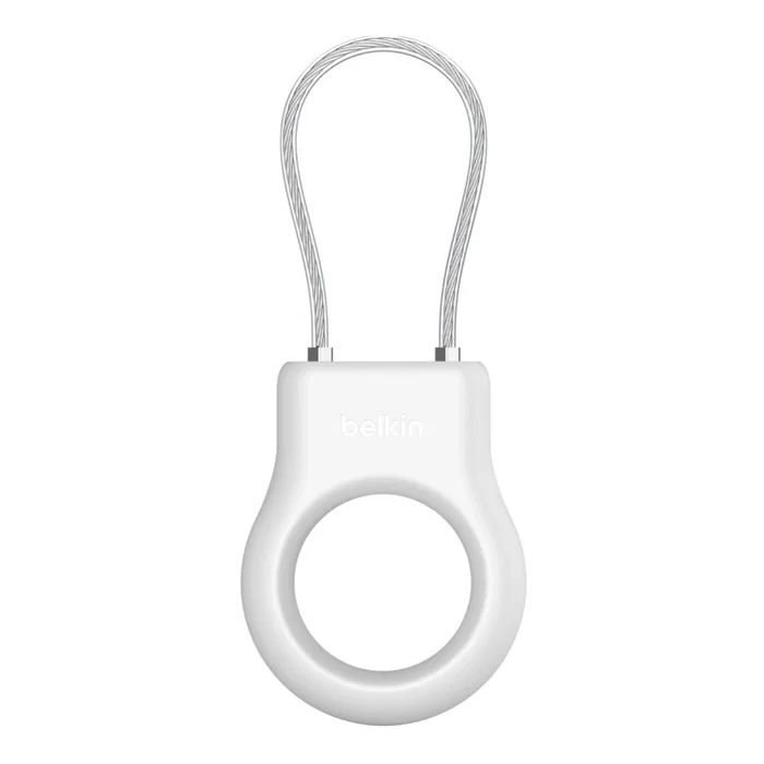 Belkin Soporte Seguro con Lazo de Cable para Apple AirTag, Blanco MSC009btWH Belkin Soporte Seguro con Lazo de Cable para Apple AirTag, Blanco MSC009btWH