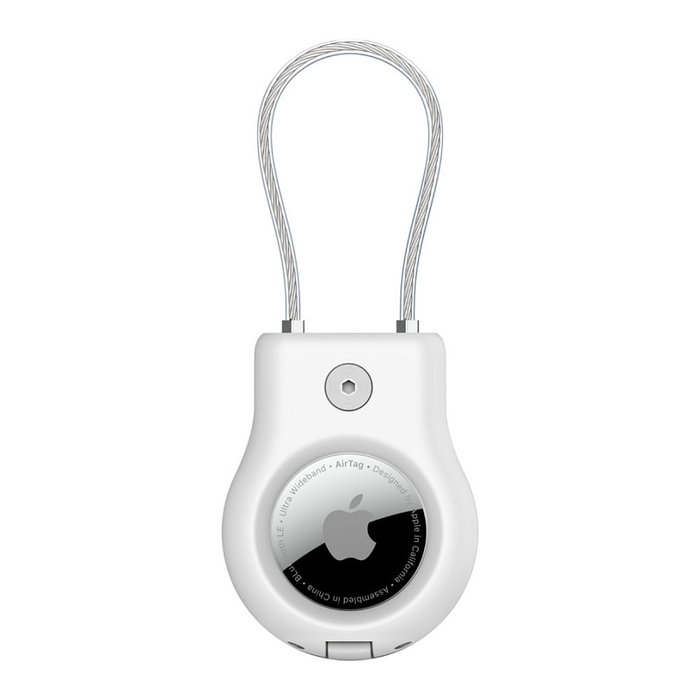 Belkin MSC009btWH Funda Protectora para Apple AirTag, Resistente a Rayones, Color Blanco, 1 Pieza