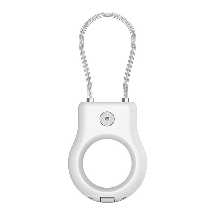 Belkin MSC009btWH Funda Protectora para Apple AirTag, Resistente a Rayones, Color Blanco, 1 Pieza