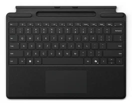 Microsoft Surface Pro Type Cover con PenStor, Negro, QWERTY