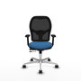 PIQUERAS Y CRESPO Silla de oficina Jorquera con mecanismo Sincro/Traslack Azul claro