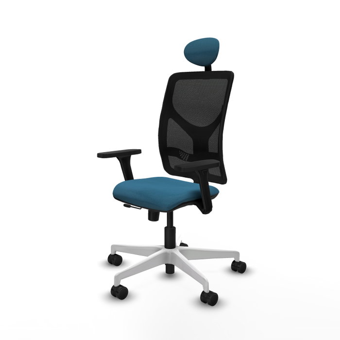PIQUERAS Y CRESPO Silla de oficina Motilla con mecanismo Sincro/Traslack, Verde petróleo y Negro PIQUERAS Y CRESPO Silla de oficina Motilla con mecanismo Sincro/Traslack, Verde petróleo y Negro