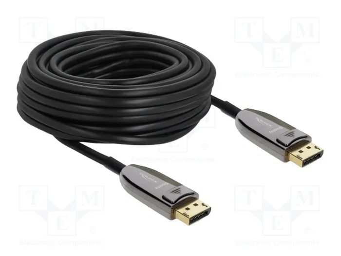 DeLOCK Cable Óptico Activo DisplayPort 2.1 de 20 m, 8K 60 Hz, 40 Gbps DeLOCK Cable Óptico Activo DisplayPort 2.1 de 20 m, 8K 60 Hz, 40 Gbps