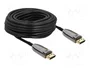DeLOCK Cable Óptico Activo DisplayPort 2.1 de 20 m, 8K 60 Hz, 40 Gbps