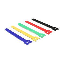 DeLOCK 18634 Klett-Kabelbinder Multicolor 150 x 12 mm (10 unidades)