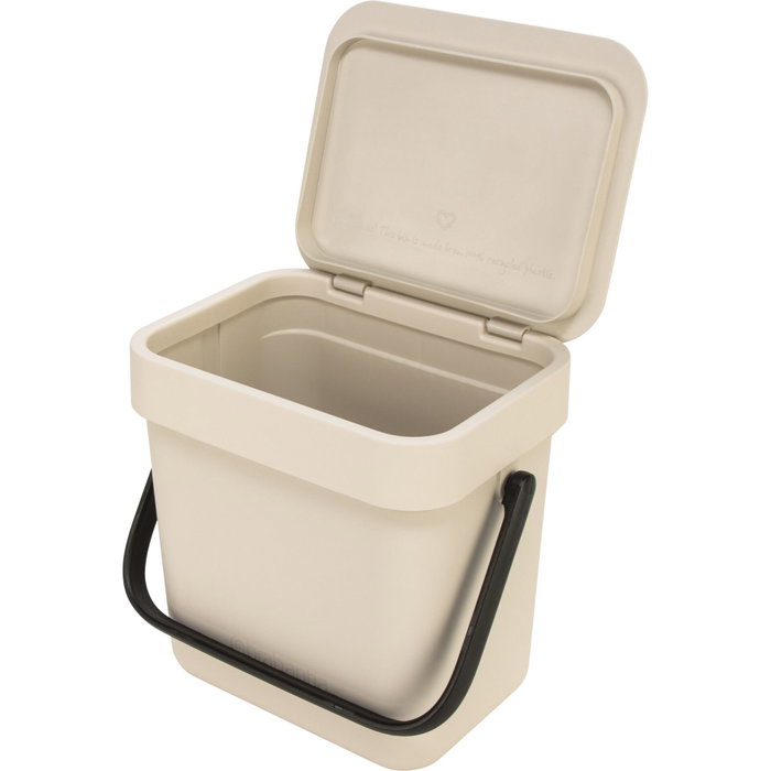 Brabantia Sort & Go Cubo de Basura Soft Beige 3 L Brabantia Sort & Go Cubo de Basura Soft Beige 3 L