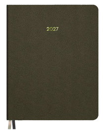 DOHE Agenda Anual 2027 Zenith Cosida Polipiel Marrón