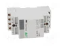 F&F Contactor 4-polar de instalación 25A 24VAC NC + 3NA IP20