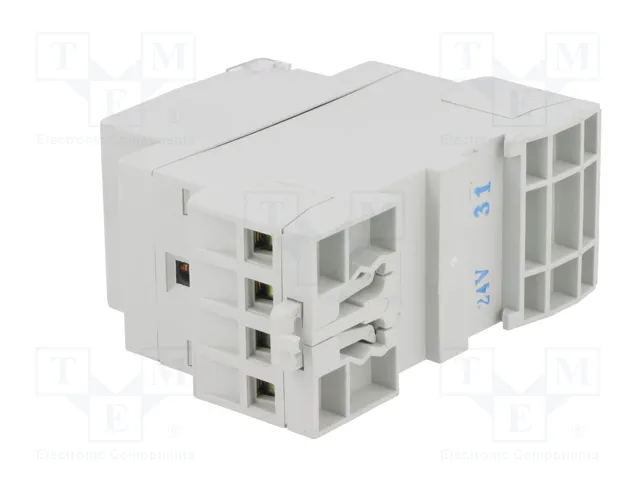 F&F Contactor 4-polar de instalación 25A 24VAC NC + 3NA IP20 F&F Contactor 4-polar de instalación 25A 24VAC NC + 3NA IP20
