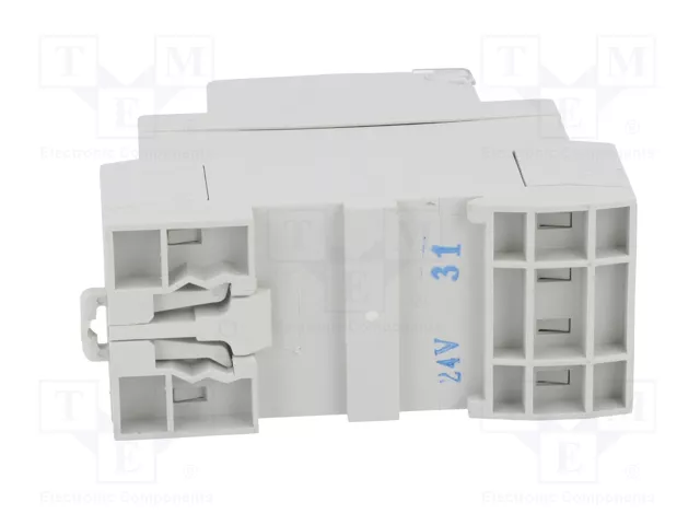 F&F Contactor 4-polar de instalación 25A 24VAC NC + 3NA IP20 F&F Contactor 4-polar de instalación 25A 24VAC NC + 3NA IP20
