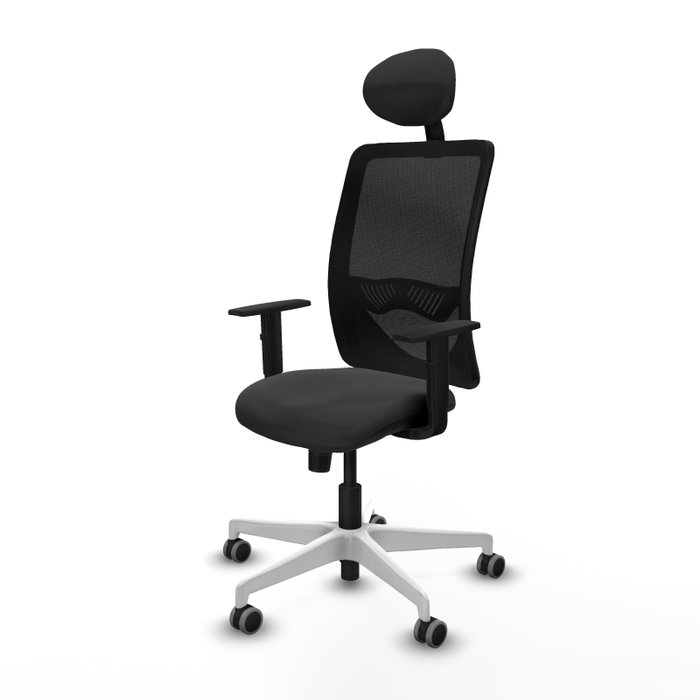 PIQUERAS Y CRESPO Silla de oficina Zulema con Mecanismo Sincro, Gris oscuro y Negro PIQUERAS Y CRESPO Silla de oficina Zulema con Mecanismo Sincro, Gris oscuro y Negro