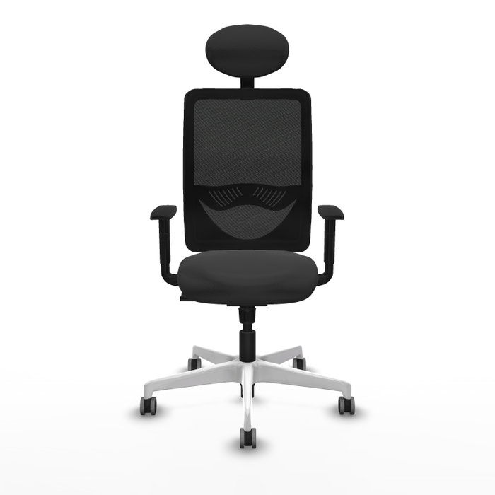 PIQUERAS Y CRESPO Silla de oficina Zulema con Mecanismo Sincro, Gris oscuro y Negro PIQUERAS Y CRESPO Silla de oficina Zulema con Mecanismo Sincro, Gris oscuro y Negro