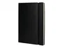 Liderpapel Libreta Similpiel A5 Negra 120 Hojas Cuadriculadas 70gr Cierre Gomillas