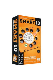 Sd games Smart 10 Juego de Mesa de Preguntas y Respuestas para 2 a 8 Jugadores, con 200 Preguntas, Partidas Rápidas, Recomendado +14 Años