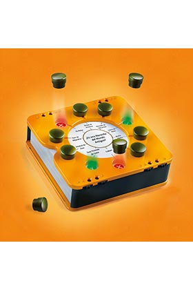 Sd games Smart 10 Juego de Mesa de Preguntas y Respuestas para 2 a 8 Jugadores, con 200 Preguntas, Partidas Rápidas, Recomendado +14 Años