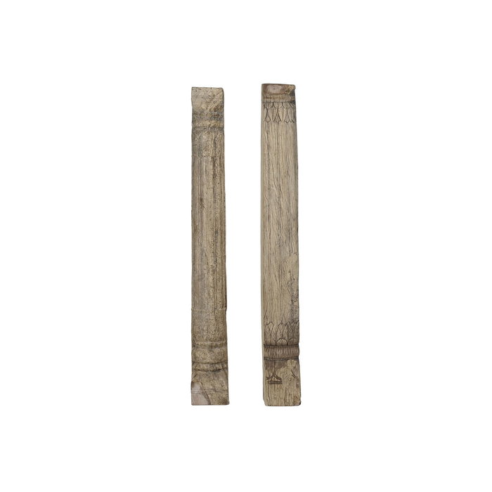DKD Home Decor Columna de Teca Natural 17x19x160 cm