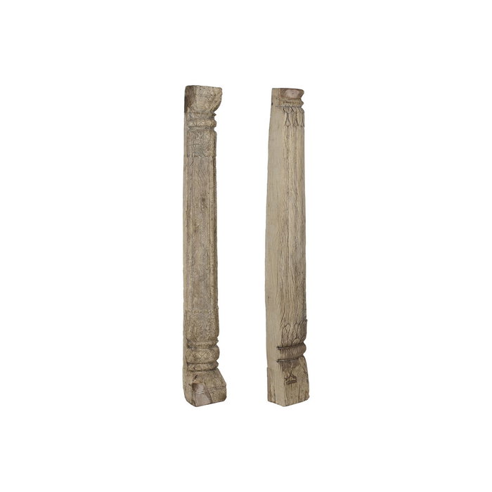 DKD Home Decor Columna de Teca Natural 17x19x160 cm
