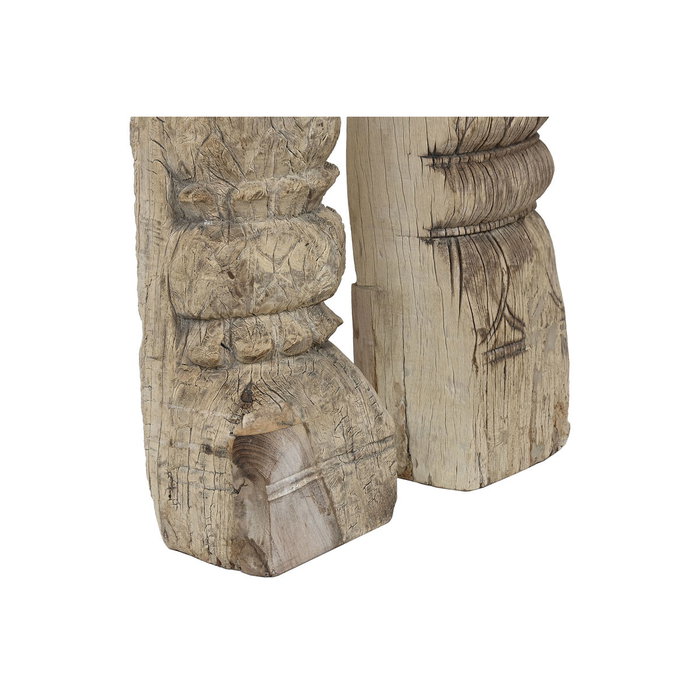 DKD Home Decor Columna de Teca Natural 17x19x160 cm