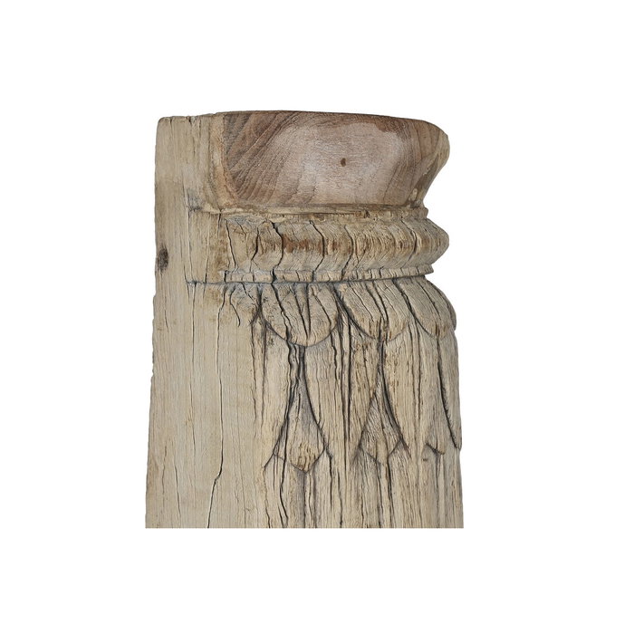 DKD Home Decor Columna de Teca Natural 17x19x160 cm