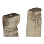 DKD Home Decor Columna de Teca Natural 17x19x160 cm