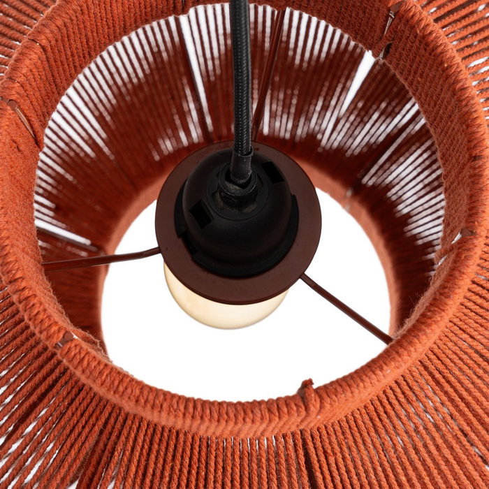 Lámpara Techo Teja Cuerda de Papel 30 X 30 X 28,50 cm