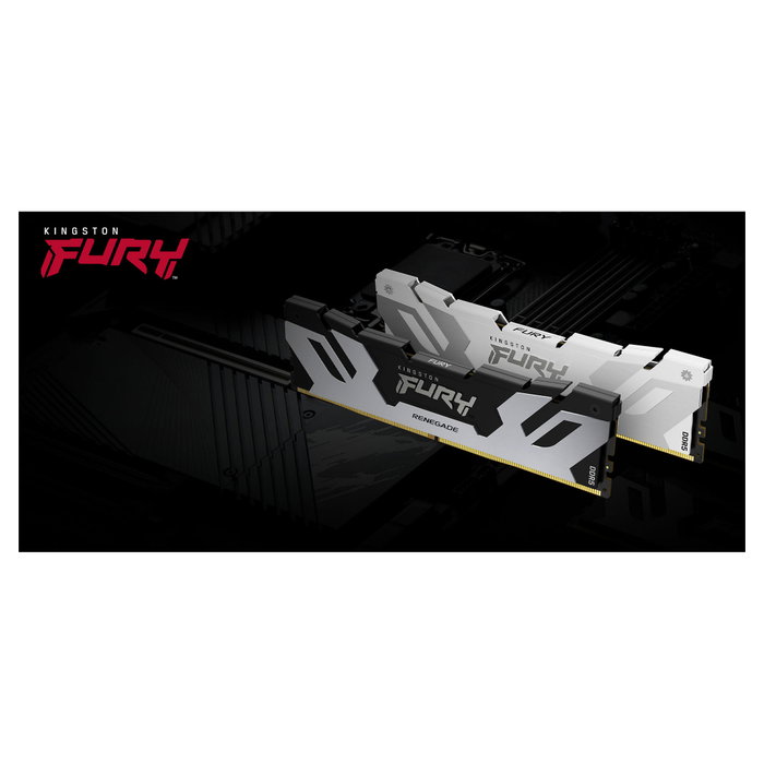 Kingston FURY Renegade Silver DDR5 RAM 24GB 1x24GB 8800MT/s CL42 CUDIMM DIMM 288-pin para PC Kingston FURY Renegade Silver DDR5 RAM 24GB 1x24GB 8800MT/s CL42 CUDIMM DIMM 288-pin para PC