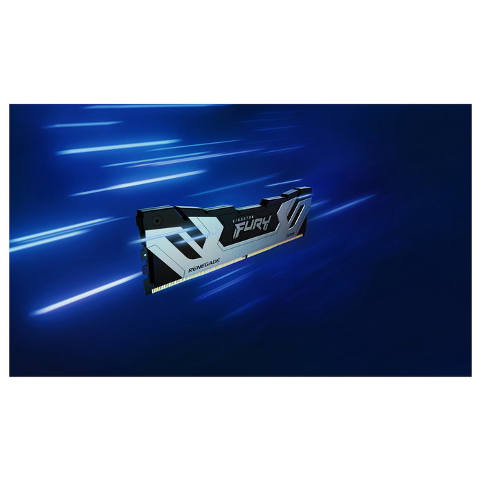 Kingston FURY Renegade Silver DDR5 RAM 24GB 1x24GB 8800MT/s CL42 CUDIMM DIMM 288-pin para PC Kingston FURY Renegade Silver DDR5 RAM 24GB 1x24GB 8800MT/s CL42 CUDIMM DIMM 288-pin para PC