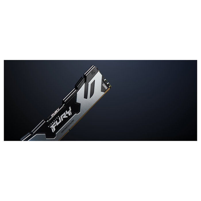Kingston FURY Renegade Silver DDR5 RAM 24GB 1x24GB 8800MT/s CL42 CUDIMM DIMM 288-pin para PC Kingston FURY Renegade Silver DDR5 RAM 24GB 1x24GB 8800MT/s CL42 CUDIMM DIMM 288-pin para PC