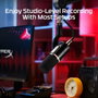 HyperX FlipCast Micrófono Dinámico USB/XLR Negro