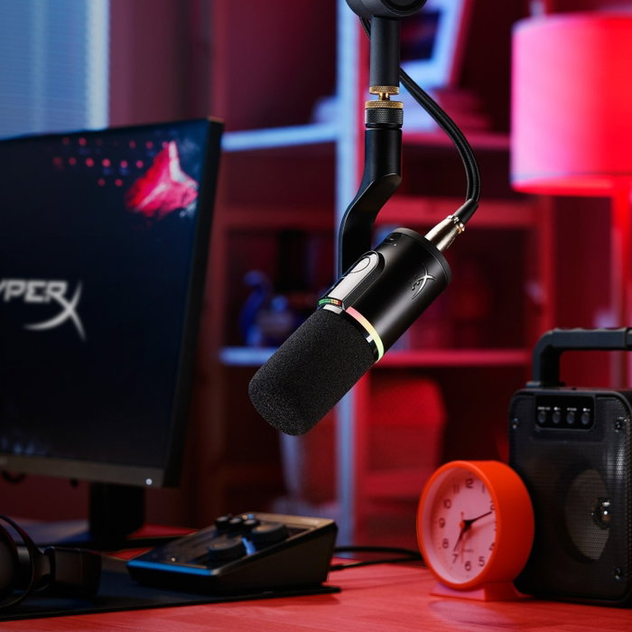 HyperX FlipCast Micrófono Dinámico USB/XLR Negro