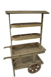 DKD Home Decor Expositor Shabby Natural 53 x 167 x 108 cm