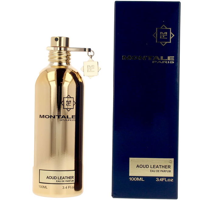 Montale AOUD LEATHER edp vapo 100 ml Eau de Parfum para Hombre con Notas de Ámbar Gris, Oud y Especias