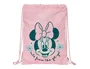 Bolsa Mochila con Cuerdas Minnie Mouse Minty Rosa 26 x 34 x 1 cm