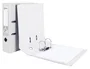 Liderpapel Archivador de Palanca A4 Forrado PVC Blanco 75mm