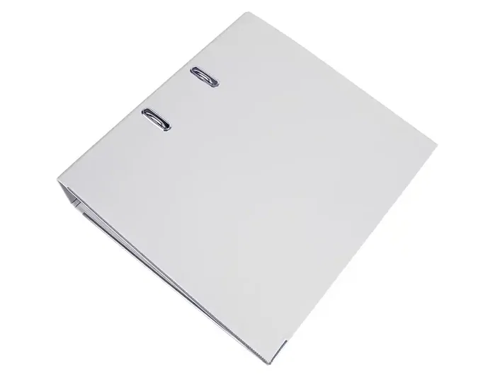 Liderpapel Archivador de Palanca A4 Forrado PVC Blanco 75mm