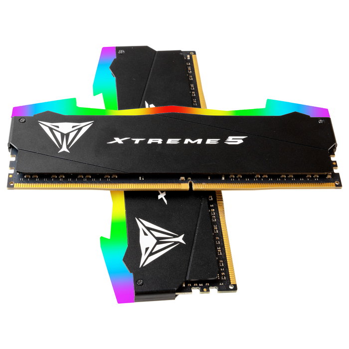 Patriot Viper Xtreme 5 PVXR532G80C38K 32GB Kit (2x16GB) DDR5 8000MHz RAM con RGB y Disipador Térmico - Perfil Intel XMP 3.0, Unbuffered, 288-pin DIMM