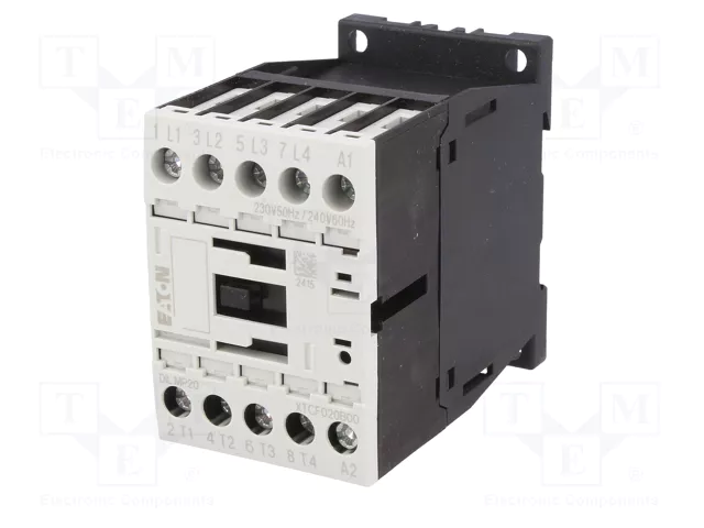 EATON ELECTRIC Contactor DILMP20 4-polar 12A 230VAC