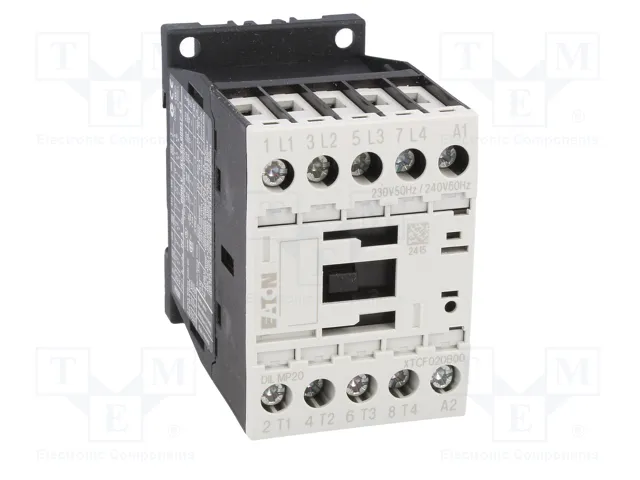 EATON ELECTRIC Contactor DILMP20 4-polar 12A 230VAC