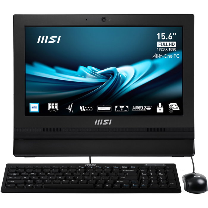 MSI PRO AP162T-007XES Todo en uno 15 pulg. Táctil Negro MSI PRO AP162T-007XES Todo en uno 15 pulg. Táctil Negro