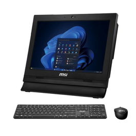 MSI Pro AP162T-007XES Ordenador All in One Intel N100 4GB RAM 256GB SSD Freedos Pantalla Táctil 15" Negro - Modelo 00-A60211-007